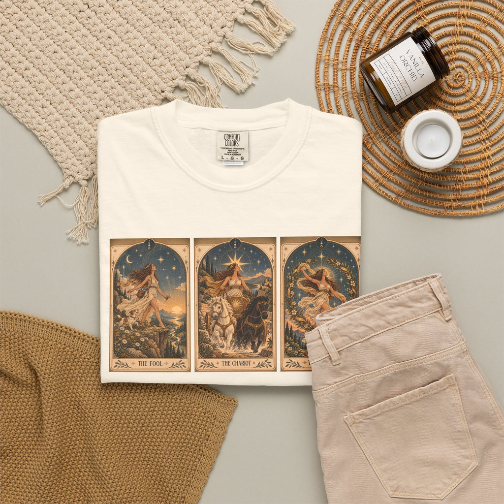 Went Anyway - The Card Ahead Comfort Colors 1717 graphic T-shirt