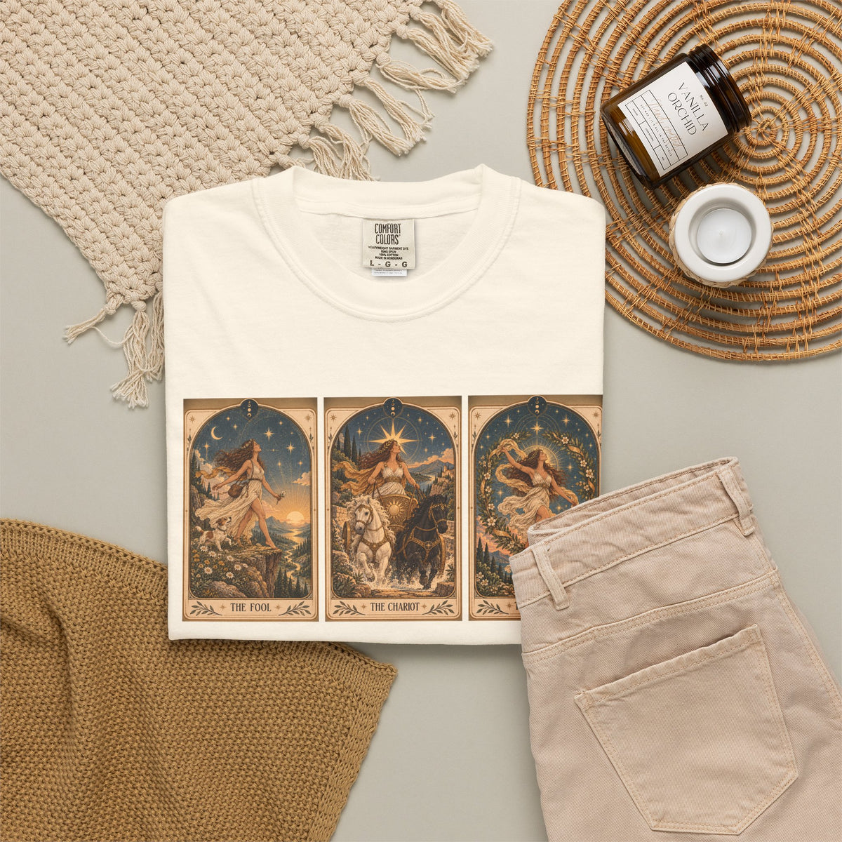 Went Anyway - The Card Ahead Comfort Colors 1717 graphic T-shirt