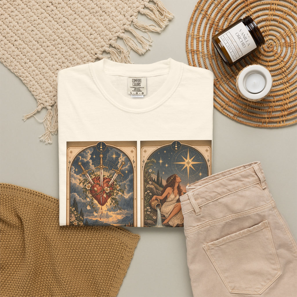 Recovered beautifully - The Card Ahead Comfort Colors 1717 graphic T-shirt