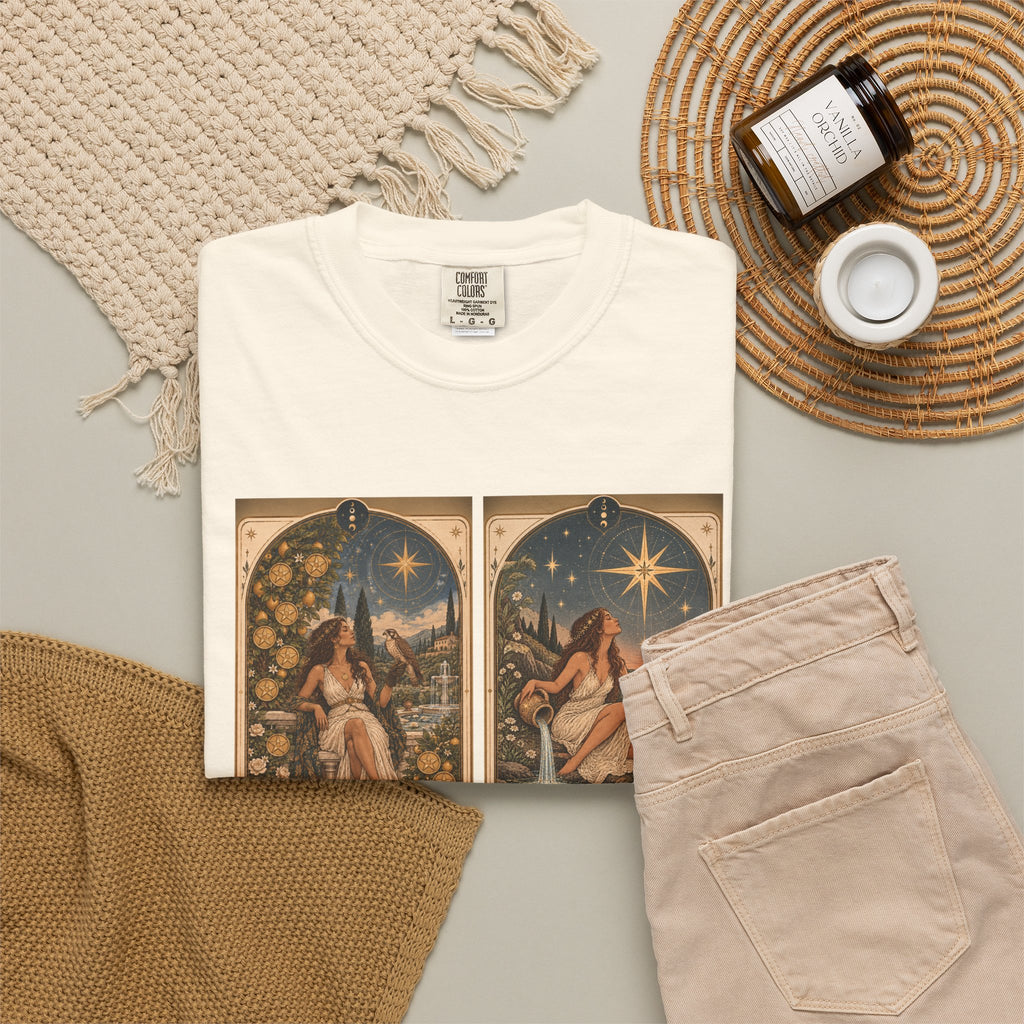 Grateful and growing - The Card Ahead Comfort Colors 1717 graphic T-shirt