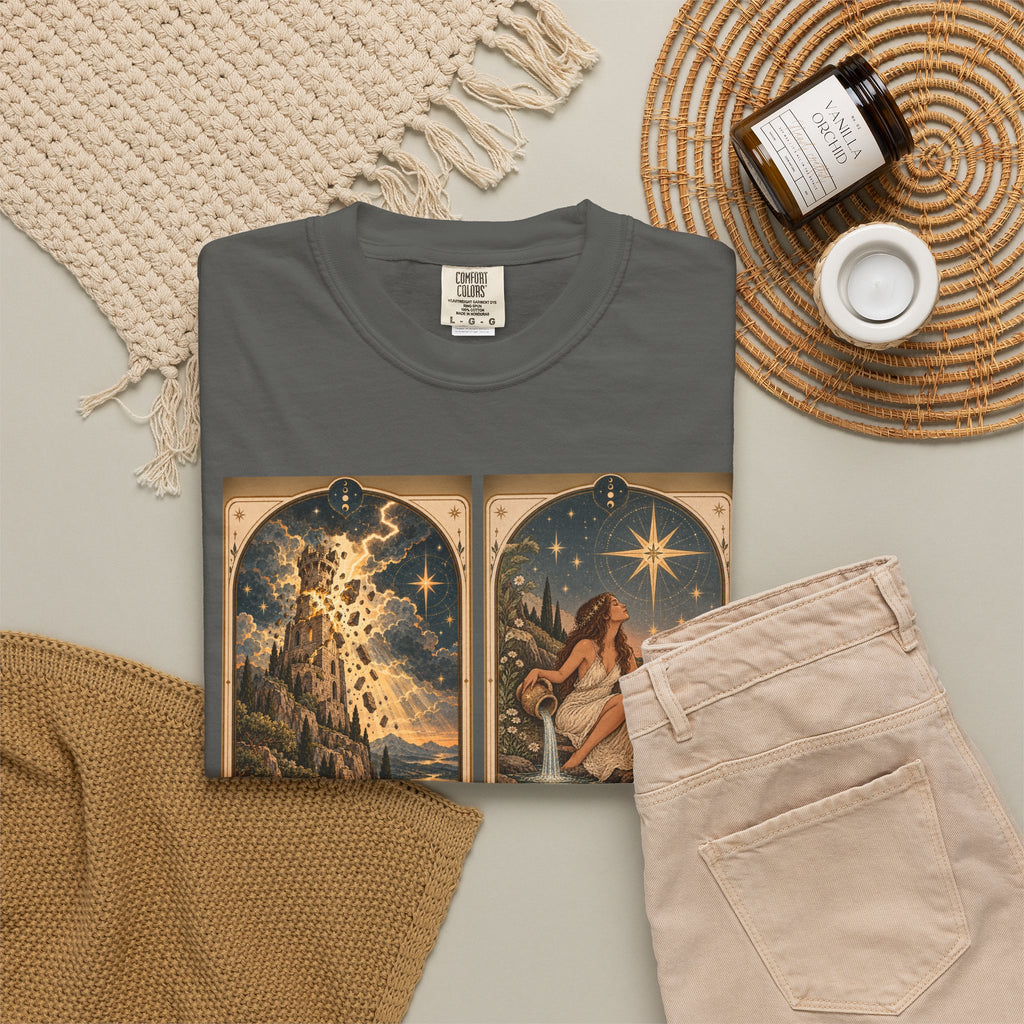 Still here - The Card Ahead Comfort Colors 1717 graphic T-shirt