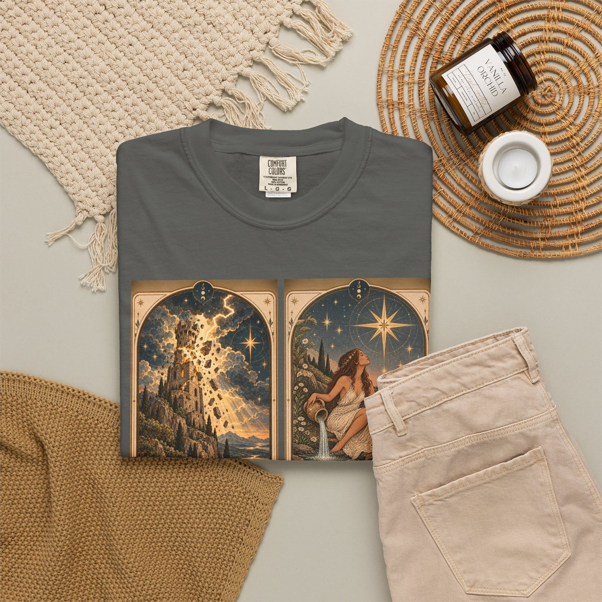 Still here - The Card Ahead Comfort Colors 1717 graphic T-shirt