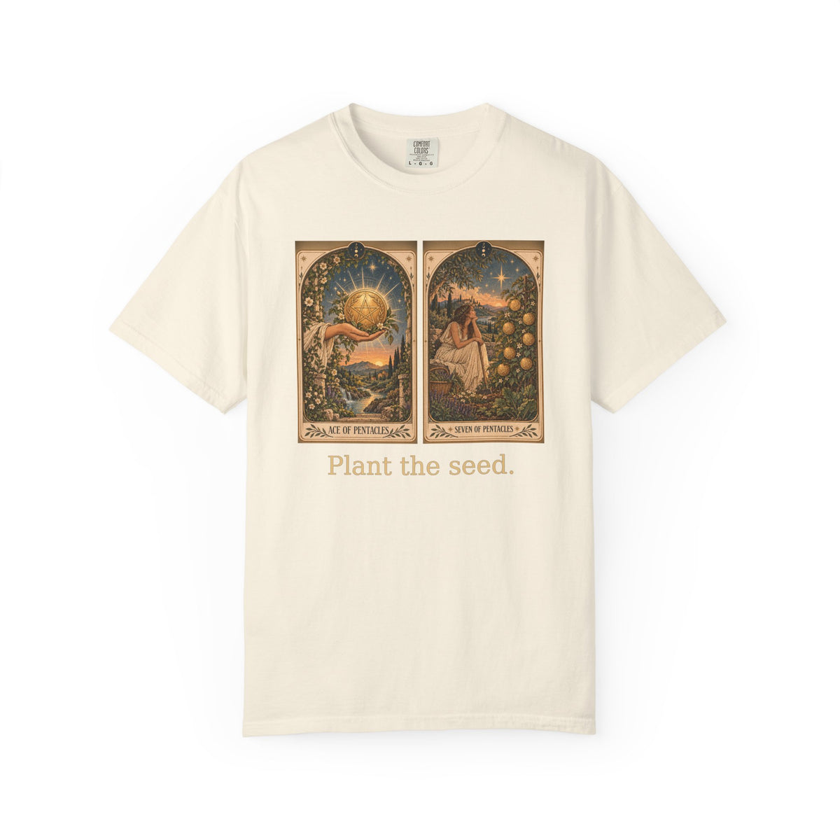 Plant the seed - The Card Ahead Comfort Colors 1717 graphic T-shirt