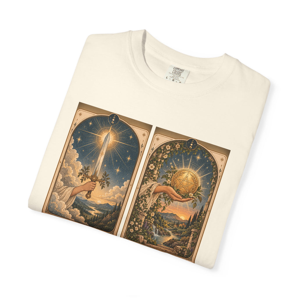 A clean beginning - The Card Ahead Comfort Colors 1717 graphic T-shirt