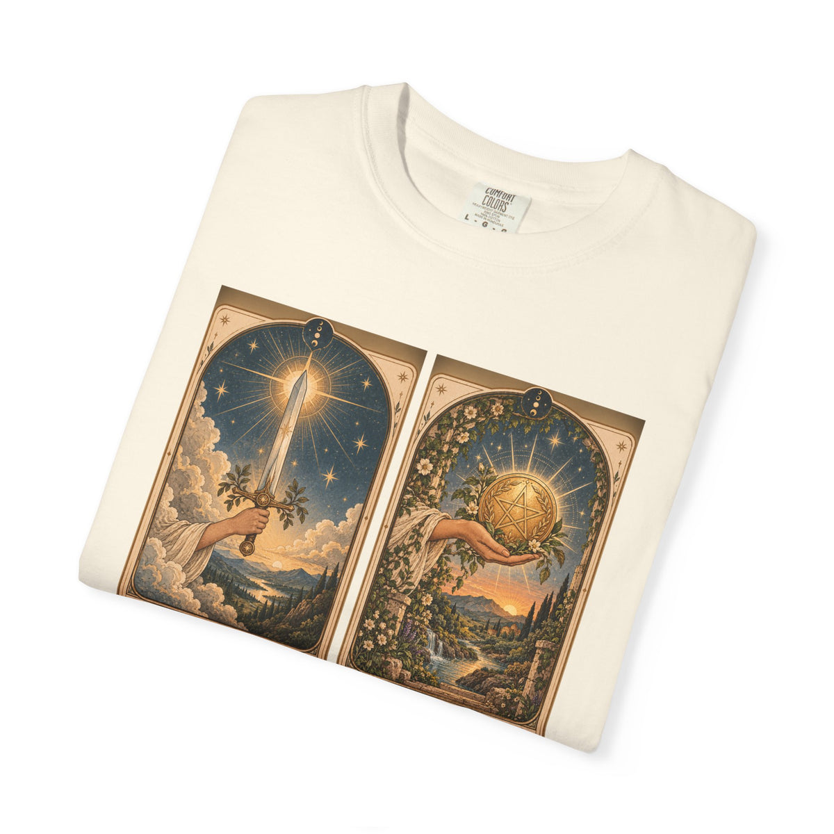 A clean beginning - The Card Ahead Comfort Colors 1717 graphic T-shirt