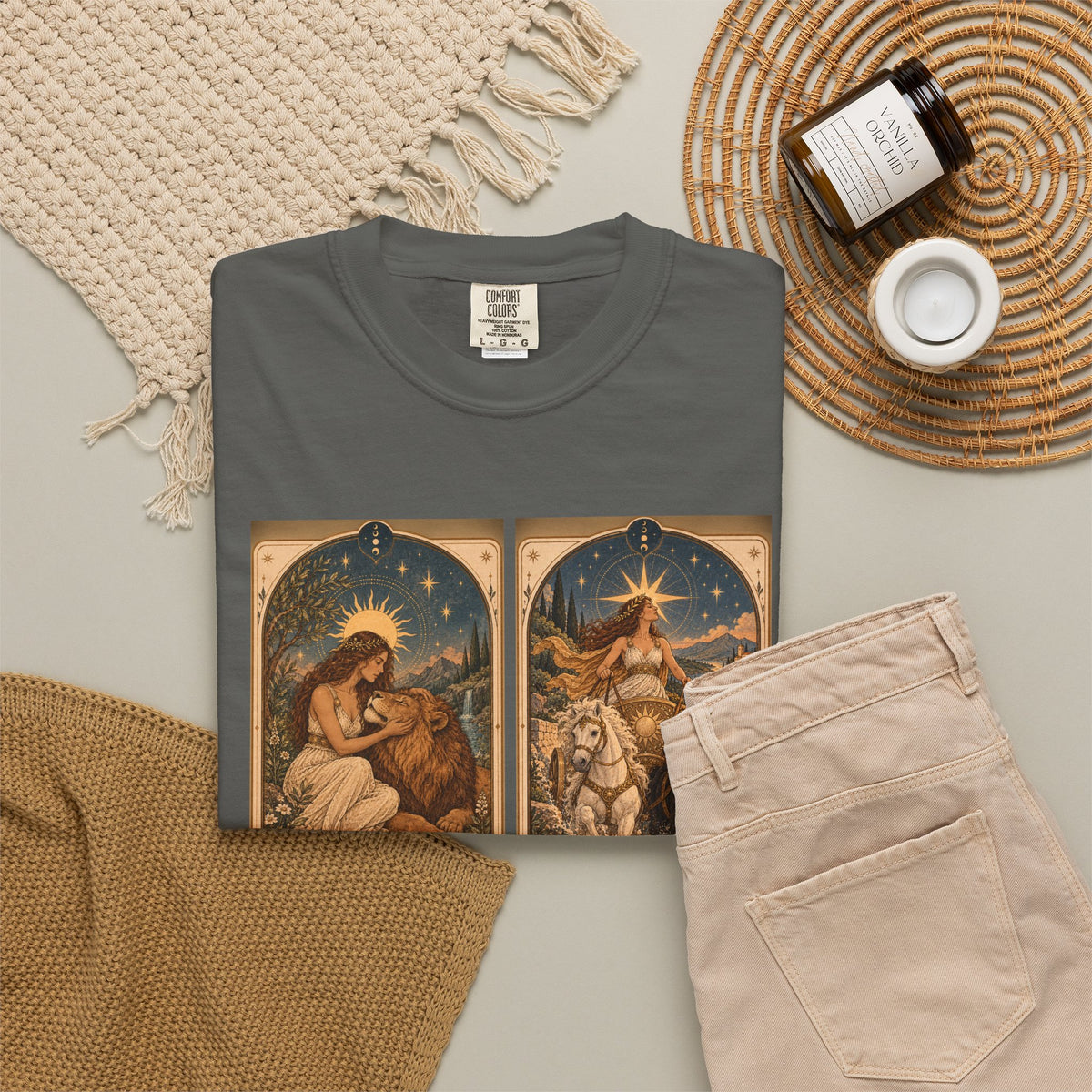 Nervous. Going anyway - The Card Ahead Comfort Colors 1717 graphic T-shirt