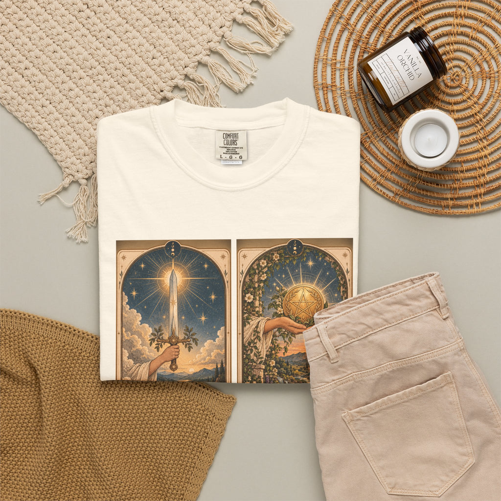 A clean beginning - The Card Ahead Comfort Colors 1717 graphic T-shirt