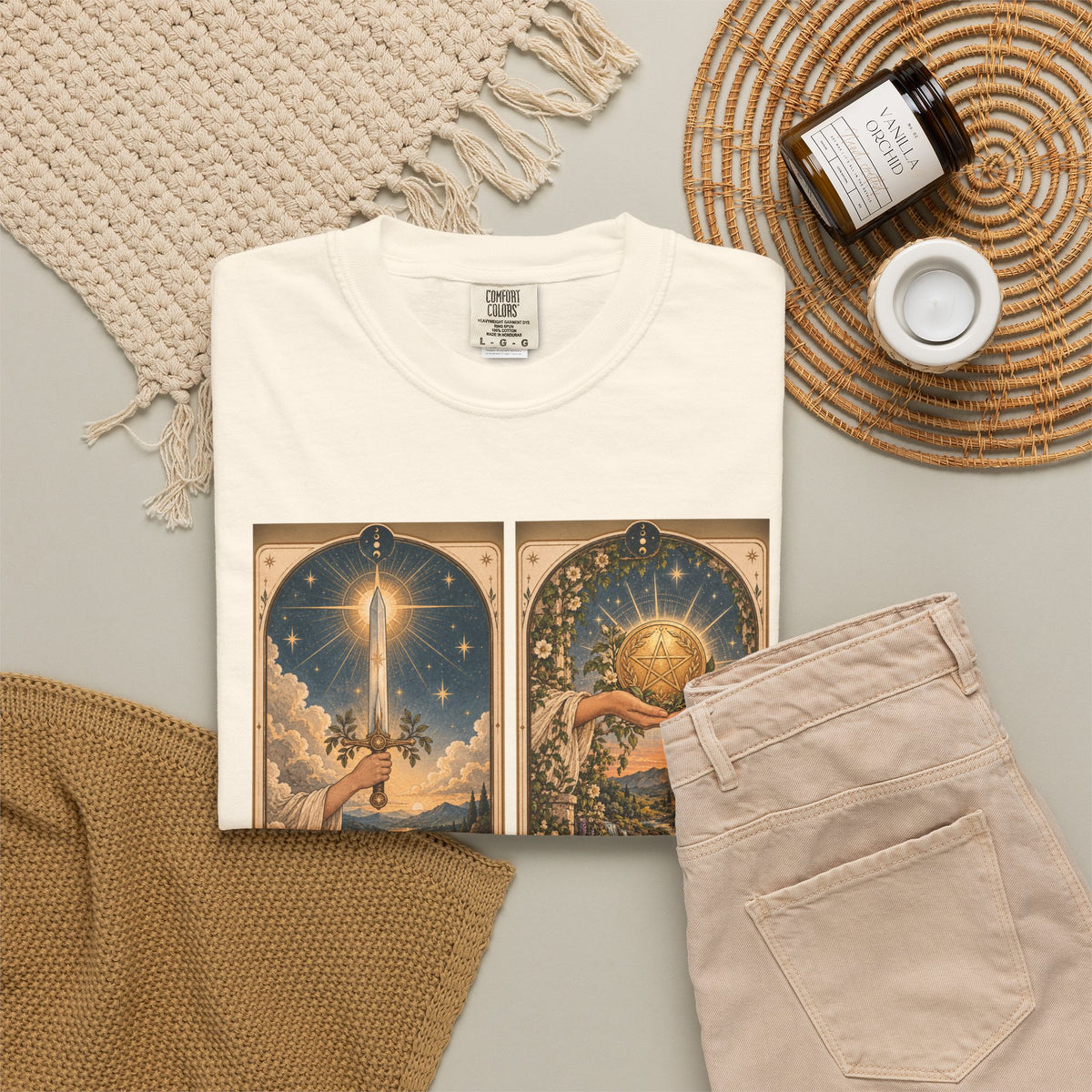 A clean beginning - The Card Ahead Comfort Colors 1717 graphic T-shirt