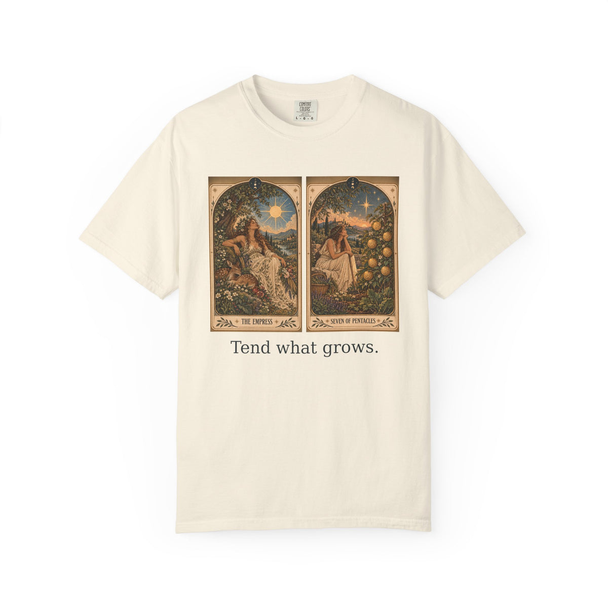 Tend what grows - The Card Ahead Comfort Colors 1717 graphic T-shirt